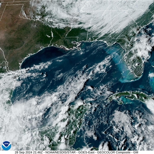 Satellite - Yucatan Strait - Sa, 28 Sep, 23:46 BST