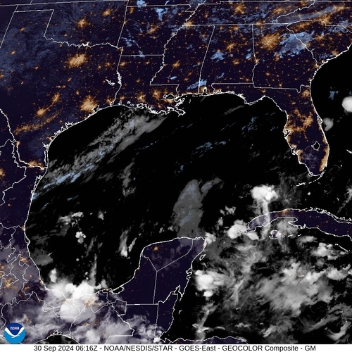 Satellite - Gulf of Mexico - Mo, 30 Sep, 08:16 BST