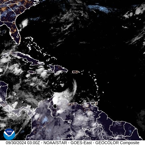 Satellite - Lesser Antilles - Mo, 30 Sep, 05:00 BST