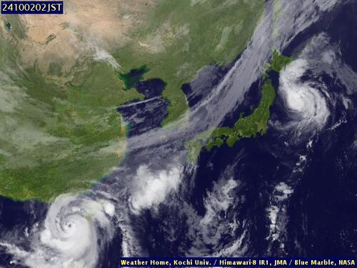 Satellite - East China Sea - Tu, 01 Oct, 20:00 BST