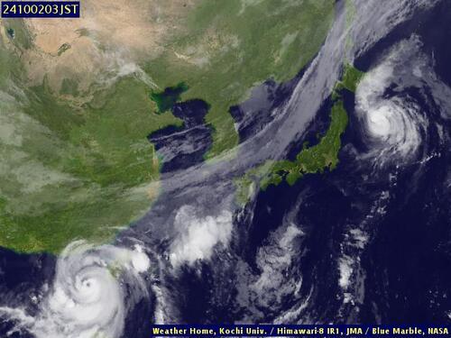 Satellite - East China Sea - Tu, 01 Oct, 21:00 BST