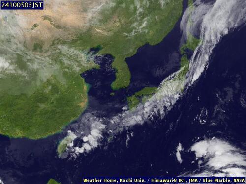 Satellite - Yellow Sea - Fr, 04 Oct, 21:00 BST