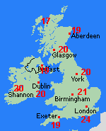 Forecast Sat Jul 27 United Kingdom