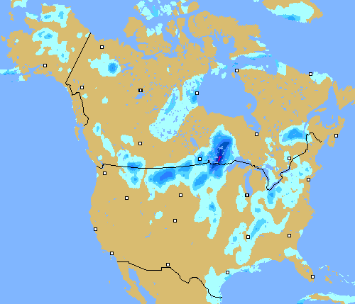 Precipitation (3 h) Nunavut!