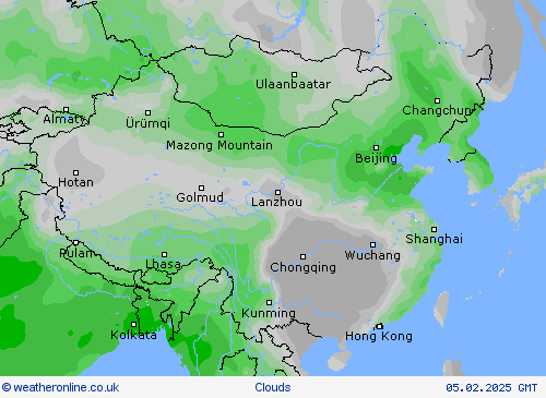 Duration of sunshine Forecast maps